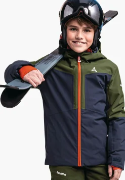 CHILDREN SCHÖFFEL Ski<Kids waterproof and warm ski jacket red