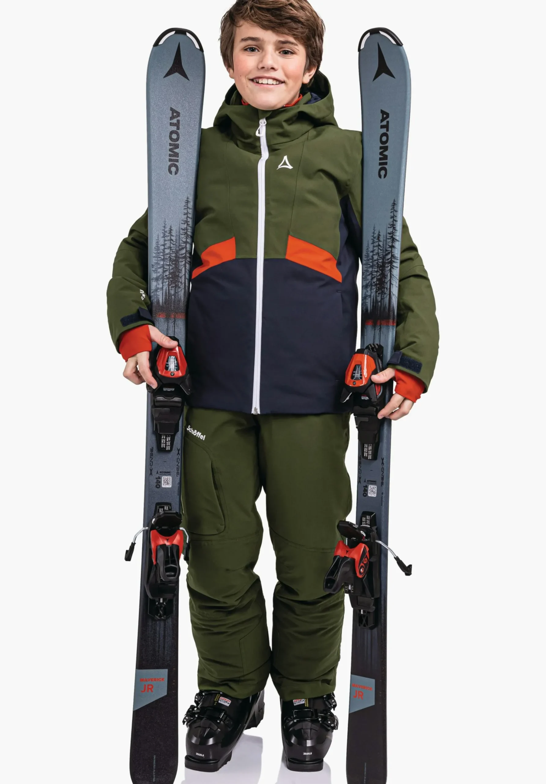 CHILDREN SCHÖFFEL Ski<Kids waterproof and warm ski jacket orange
