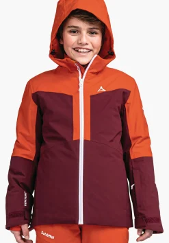 CHILDREN SCHÖFFEL Ski<Kids waterproof and warm ski jacket red