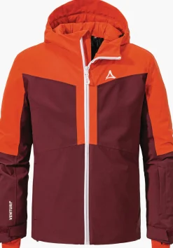 CHILDREN SCHÖFFEL Ski<Kids waterproof and warm ski jacket red