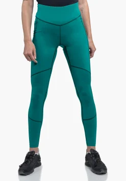 WOMEN SCHÖFFEL Pants Long<Leggings for sport hiking grün