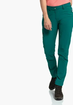WOMEN SCHÖFFEL Trek & Hike|Pants Long<Light, comfortable summer hiking pants green