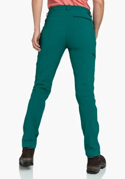 WOMEN SCHÖFFEL Trek & Hike|Pants Long<Light, comfortable summer hiking pants green
