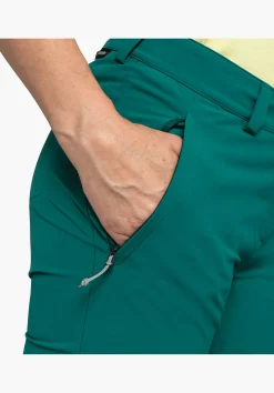 WOMEN SCHÖFFEL Trek & Hike|Pants Long<Light, comfortable summer hiking pants green