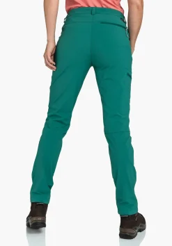 WOMEN SCHÖFFEL Trek & Hike|Pants Long<Light, comfortable summer hiking pants green