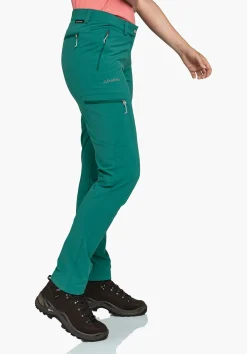 WOMEN SCHÖFFEL Trek & Hike|Pants Long<Light, comfortable summer hiking pants green