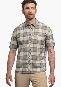 MEN SCHÖFFEL Trek & Hike<Light hiking shirt for summer orange