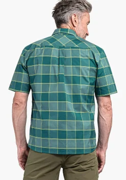 MEN SCHÖFFEL <Light hiking shirt for summer orange
