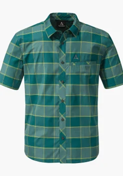 MEN SCHÖFFEL <Light hiking shirt for summer orange