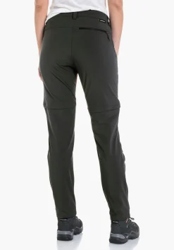 WOMEN SCHÖFFEL Trek & Hike|Pants Zip Off<Light summer pants with zip-off function green