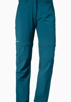 WOMEN SCHÖFFEL Trek & Hike|Pants Zip Off<Light summer pants with zip-off function green