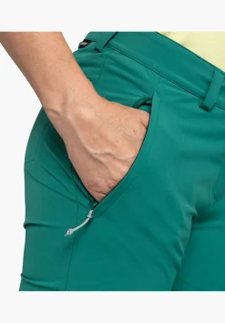 WOMEN SCHÖFFEL Trek & Hike|Pants Zip Off<Light summer pants with zip-off function green