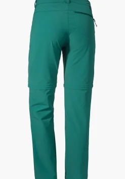 WOMEN SCHÖFFEL Trek & Hike|Pants Zip Off<Light summer pants with zip-off function green