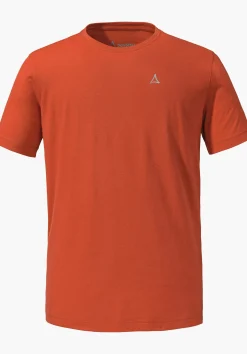 MEN SCHÖFFEL <Lightweight & quick drying t-shirt orange