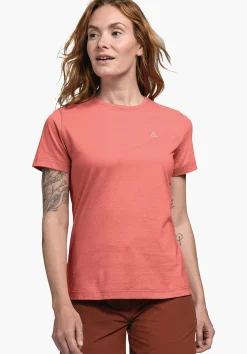 WOMEN SCHÖFFEL <Lightweight & quick drying t-shirt rosa