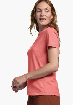 WOMEN SCHÖFFEL <Lightweight & quick drying t-shirt rosa