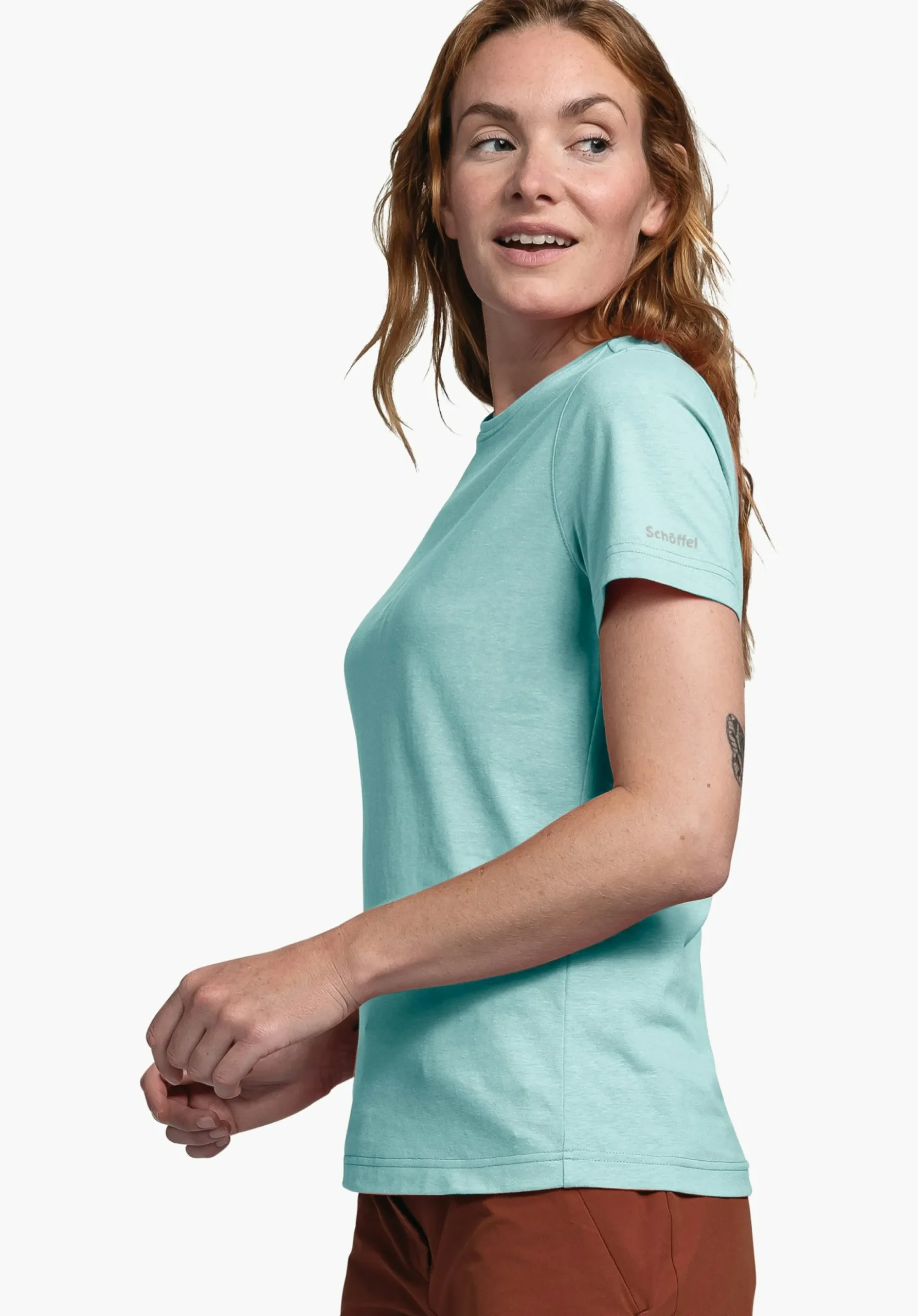 WOMEN SCHÖFFEL <Lightweight & quick drying t-shirt rosa