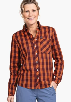 WOMEN SCHÖFFEL Trek & Hike<Lightweight and quick drying blouse red