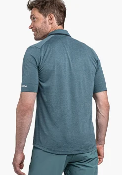MEN SCHÖFFEL Bike<Lightweight bike shirt with half zip orange