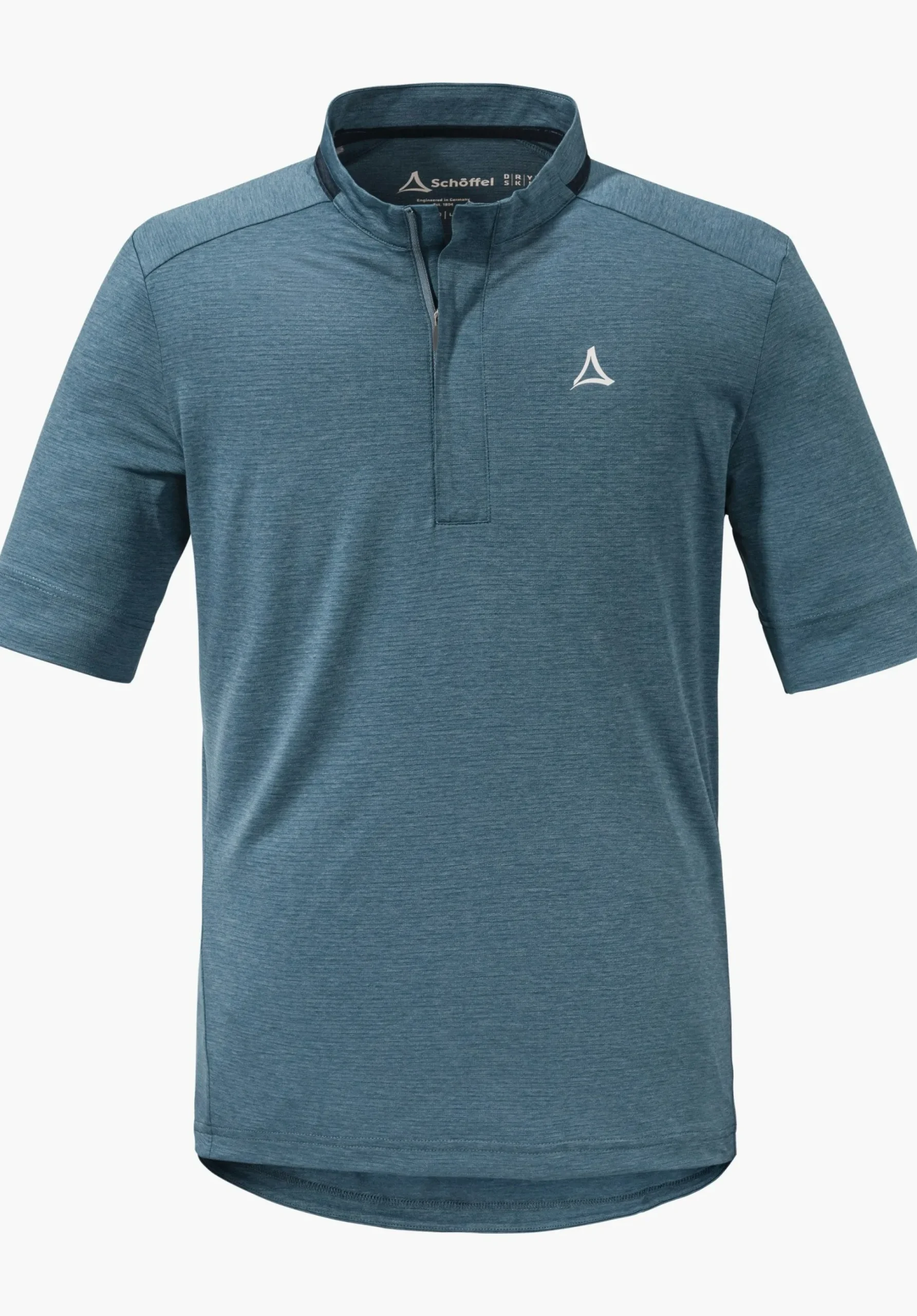 MEN SCHÖFFEL Bike<Lightweight bike shirt with half zip orange