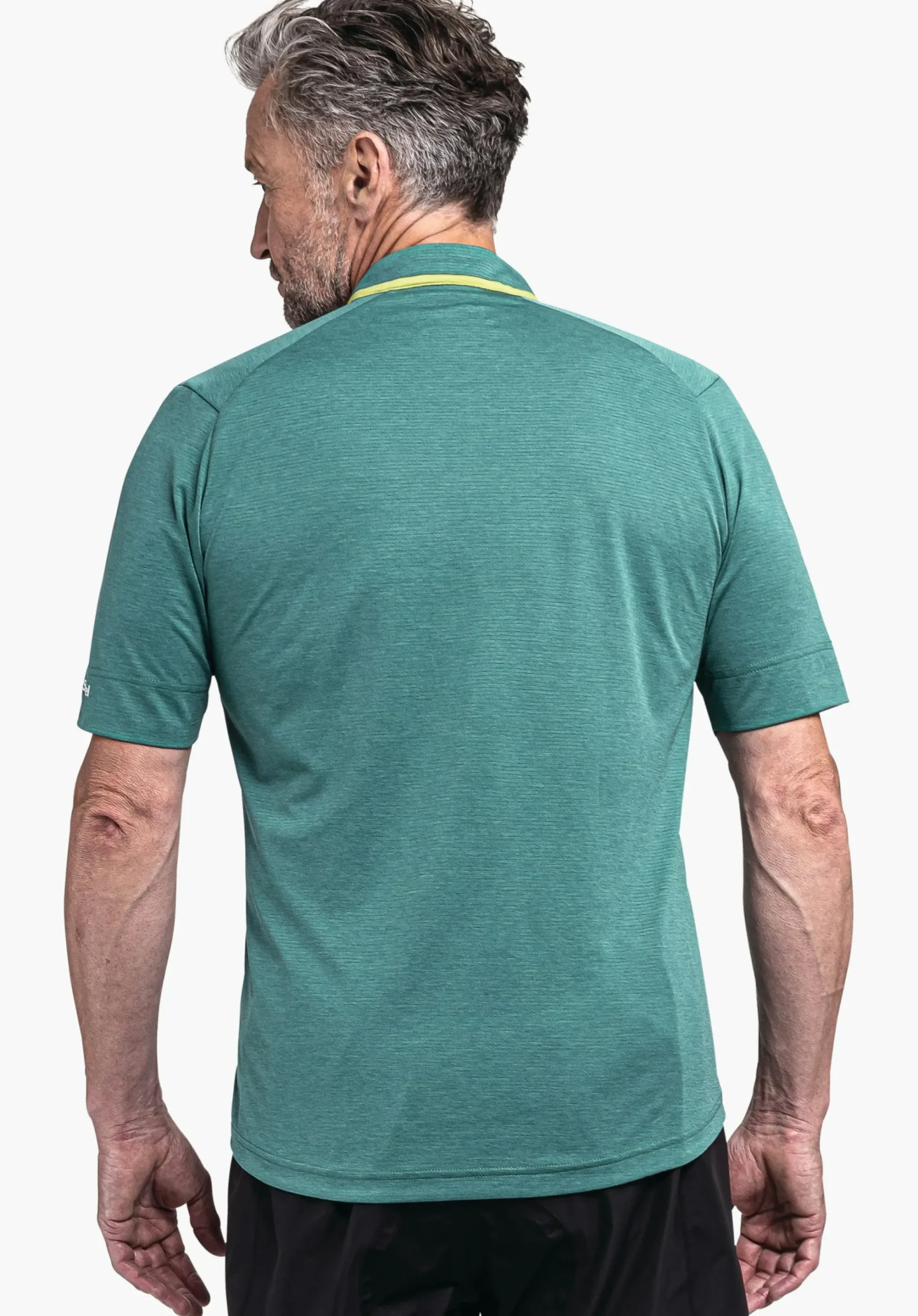 MEN SCHÖFFEL Bike<Lightweight bike shirt with half zip orange