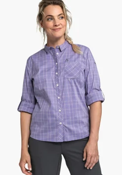 WOMEN SCHÖFFEL Trek & Hike<Lightweight cooling hiking blouse purple