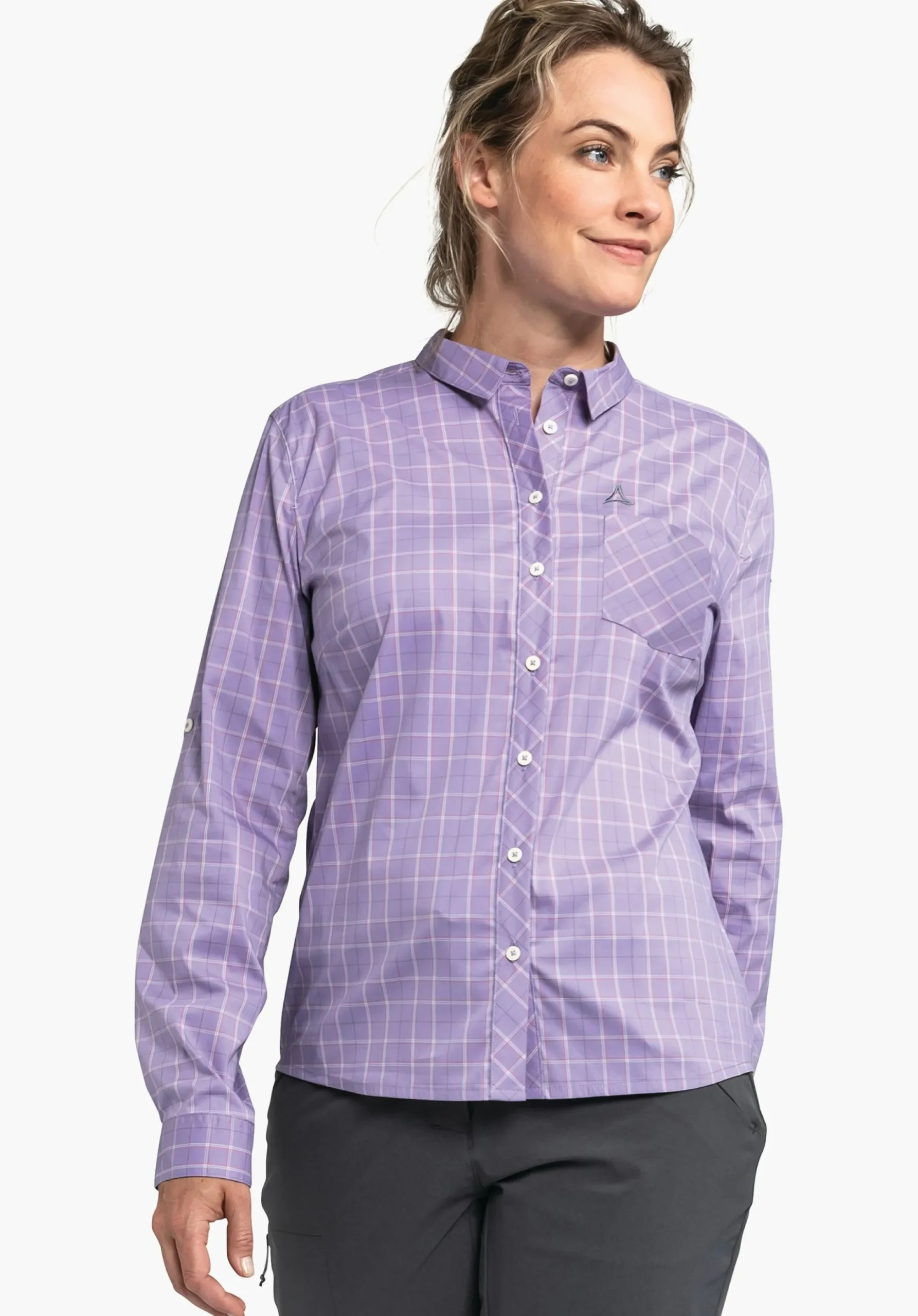 WOMEN SCHÖFFEL Trek & Hike<Lightweight cooling hiking blouse purple