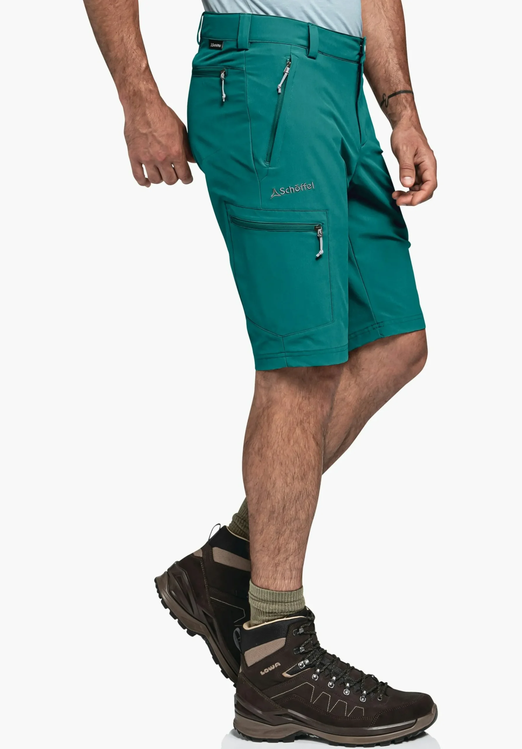 MEN SCHÖFFEL Trek & Hike|Pants Short<Lightweight shorts in 4-way stretch beige