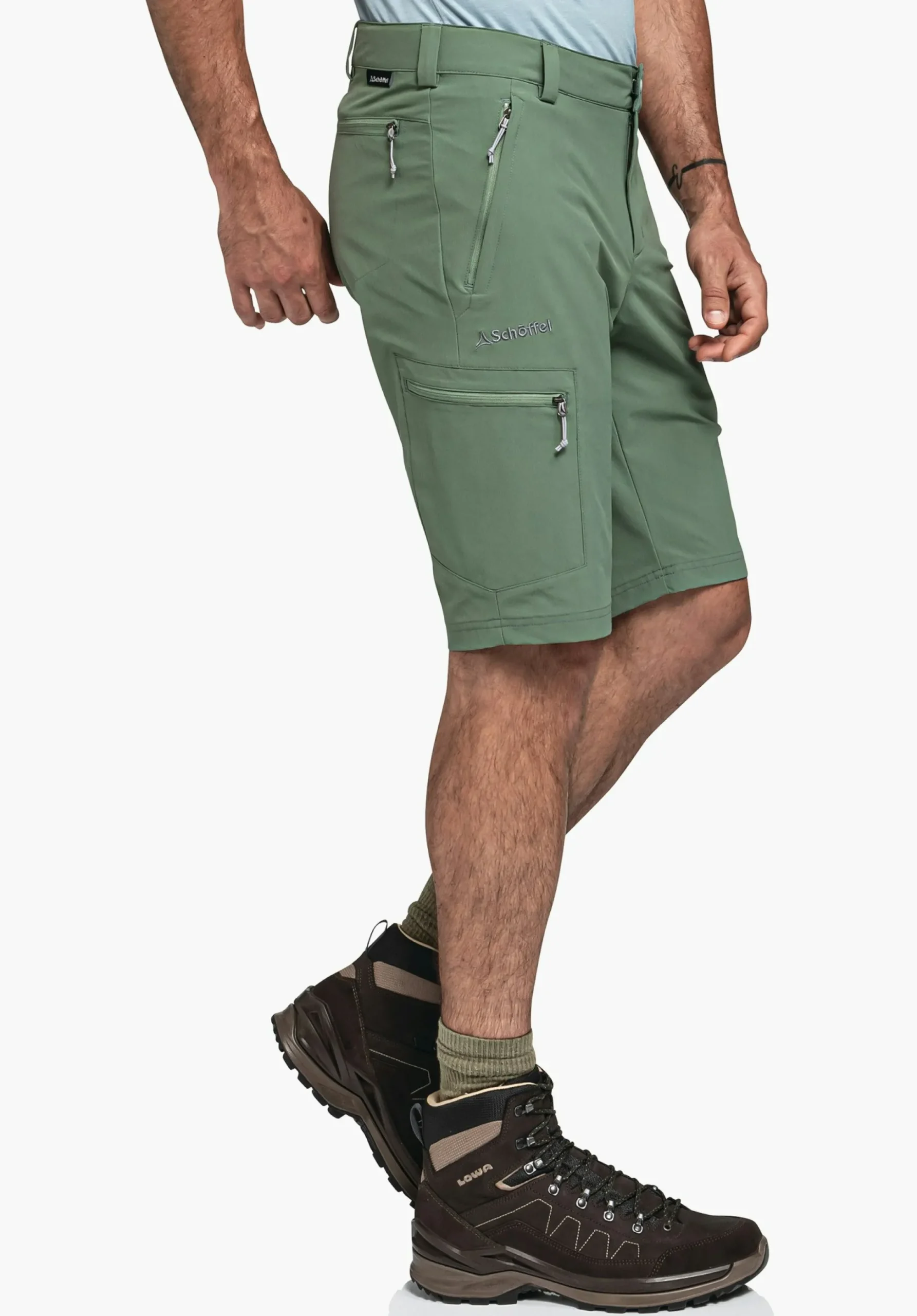 MEN SCHÖFFEL Trek & Hike|Pants Short<Lightweight shorts in 4-way stretch beige