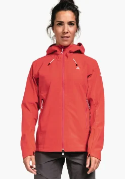 WOMEN SCHÖFFEL Mountaineering|Outdoor Jackets<Lightweight technical softshell jacket rot