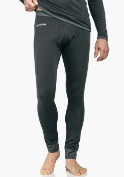 MEN SCHÖFFEL Skiing|Trek & Hike<Long underpants with soft merino wool blue