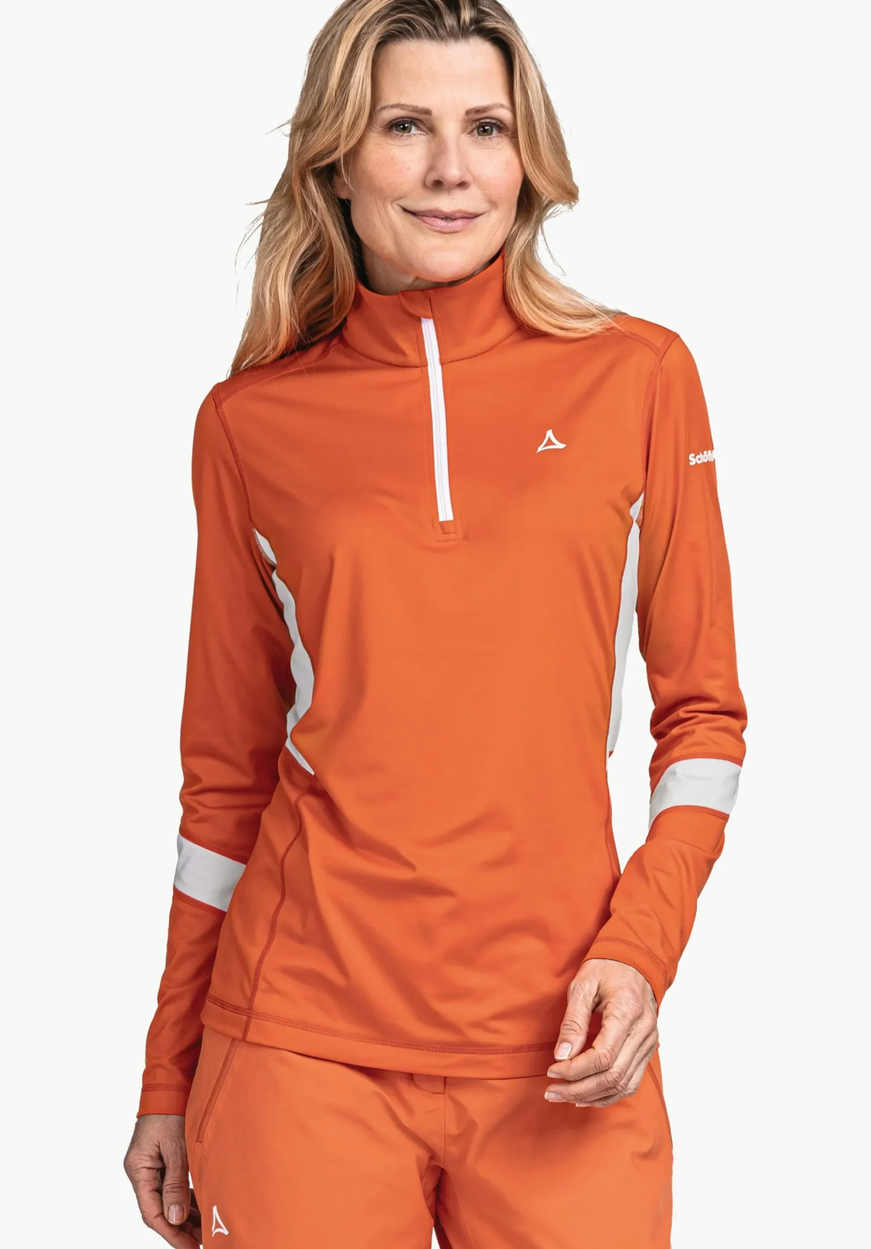 WOMEN SCHÖFFEL Skiing<Longsleeve made of recycled material red