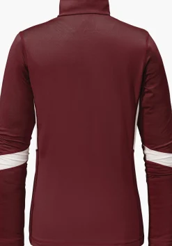 WOMEN SCHÖFFEL Skiing<Longsleeve made of recycled material red