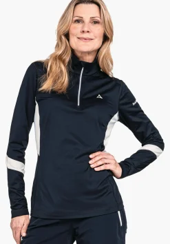 WOMEN SCHÖFFEL Skiing<Longsleeve made of recycled material red