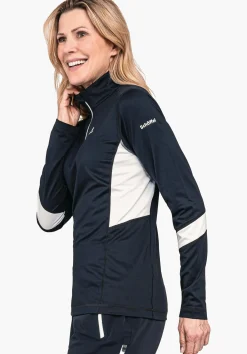 WOMEN SCHÖFFEL Skiing<Longsleeve made of recycled material red