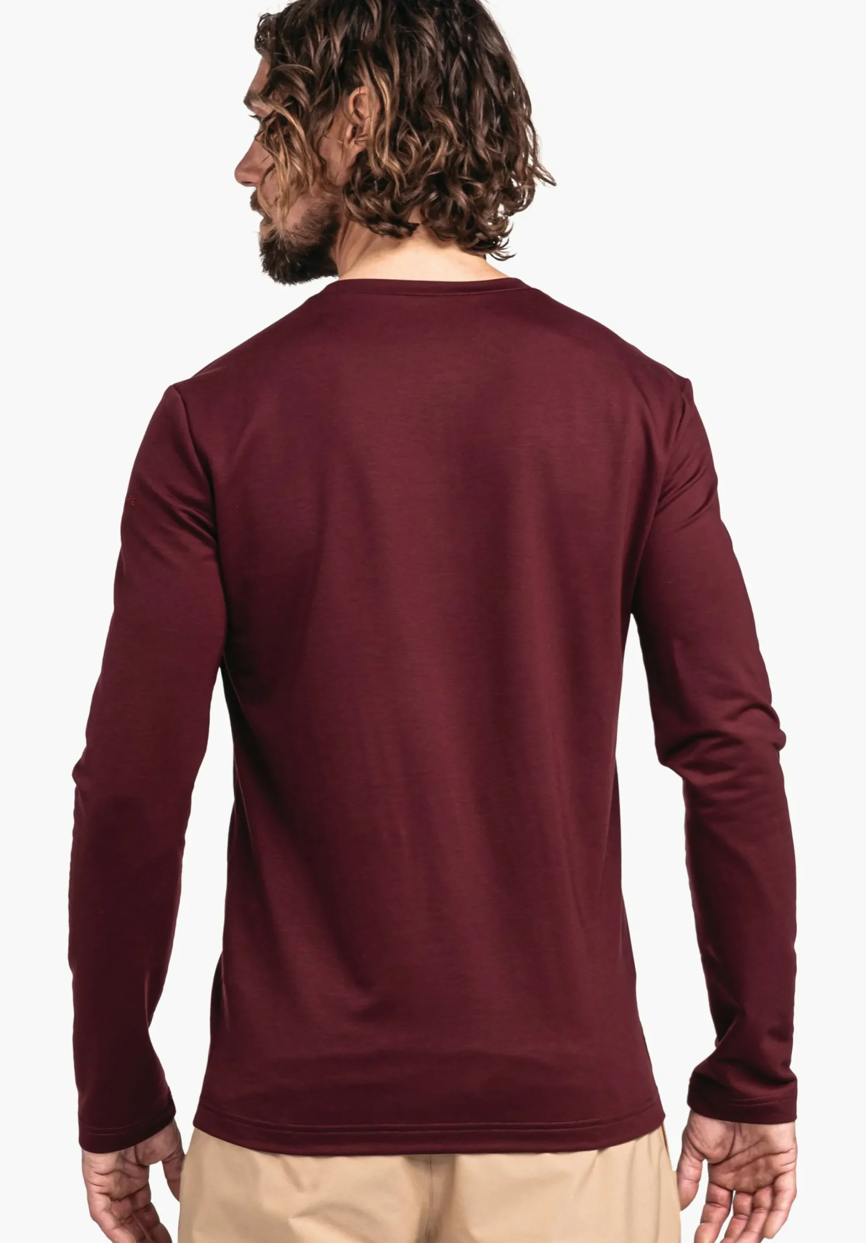 MEN SCHÖFFEL Travel/Leisure<Longsleeve with highest wearing comfort red
