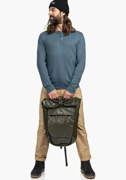 MEN SCHÖFFEL Travel/Leisure<Longsleeve with highest wearing comfort red