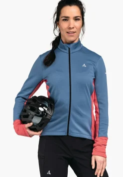 WOMEN SCHÖFFEL Bike<Longsleeve with three-part back pocket blau