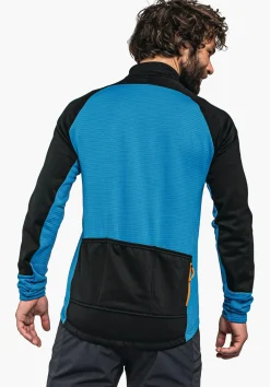 MEN SCHÖFFEL Bike<Longsleeve with three-part back pocket orange
