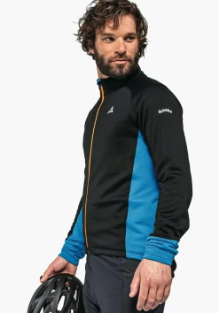 MEN SCHÖFFEL Bike<Longsleeve with three-part back pocket orange