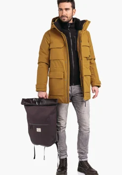 MEN SCHÖFFEL Travel/Leisure|Parka / Coat<Modern waterproof down parka red