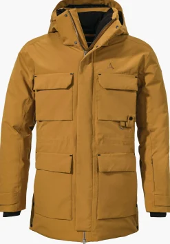 MEN SCHÖFFEL Travel/Leisure|Parka / Coat<Modern waterproof down parka red