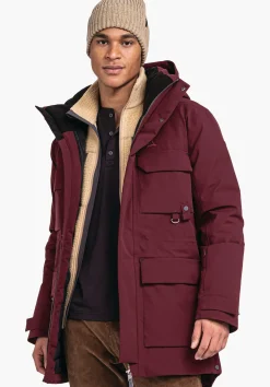 MEN SCHÖFFEL Travel/Leisure|Parka / Coat<Modern waterproof down parka red