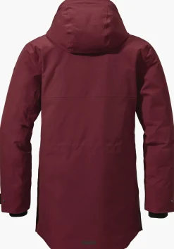 MEN SCHÖFFEL Travel/Leisure|Parka / Coat<Modern waterproof down parka red