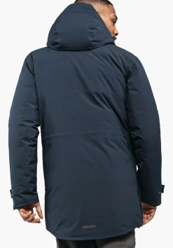 MEN SCHÖFFEL Travel/Leisure|Parka / Coat<Modern waterproof down parka red