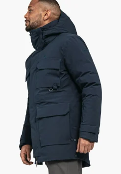 MEN SCHÖFFEL Travel/Leisure|Parka / Coat<Modern waterproof down parka red