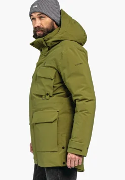 MEN SCHÖFFEL Travel/Leisure|Parka / Coat<Modern waterproof down parka red