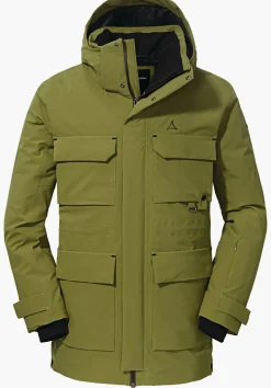 MEN SCHÖFFEL Travel/Leisure|Parka / Coat<Modern waterproof down parka red