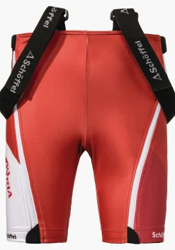 CHILDREN SCHÖFFEL Ski<Overshirt racing pants for kids in ÖSV look red