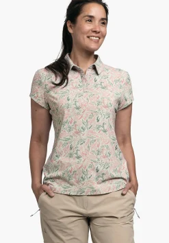 WOMEN SCHÖFFEL <Polo shirt with high freedom of movement rosa